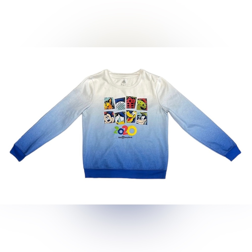 Disney Parks 2020 Walt Disney World Blue Mickey & Friends Women's Sweatshirt MD